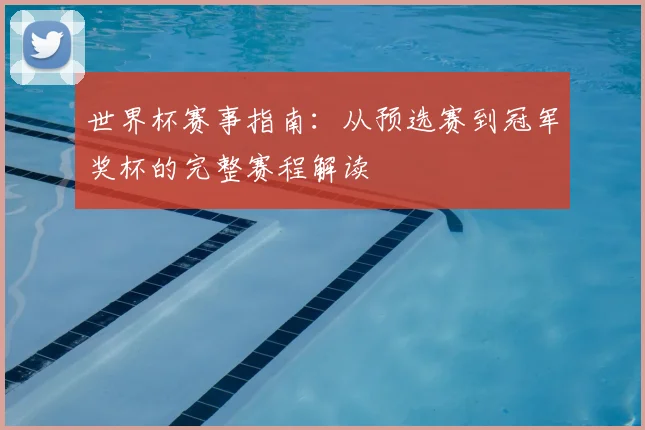 世界杯赛事指南：从预选赛到冠军奖杯的完整赛程解读